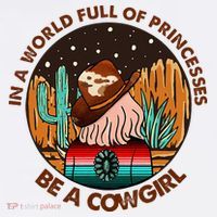 In A World Full Of Princesses Be A Cow Country Gift Women's Tank Top thumb 5