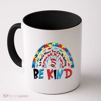 In A World Where You Can Be Anything Be Kind Book Lover Reading Fan Coffee Mug thumb 0