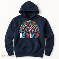 In A World Where You Can Be Anything Be Kind Book Lover Reading Fan Hoodie thumb 0