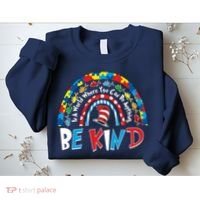 In A World Where You Can Be Anything Be Kind Book Lover Reading Fan Sweatshirt thumb 2