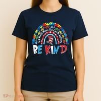 In A World Where You Can Be Anything Be Kind Book Lover Reading Fan T-Shirt thumb 4