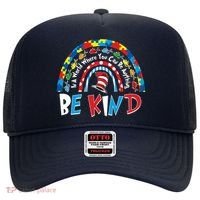 In A World Where You Can Be Anything Be Kind Book Lover Reading Fan Hat thumb 0