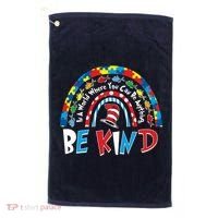 In A World Where You Can Be Anything Be Kind Book Lover Reading Fan Golf Towel thumb 0