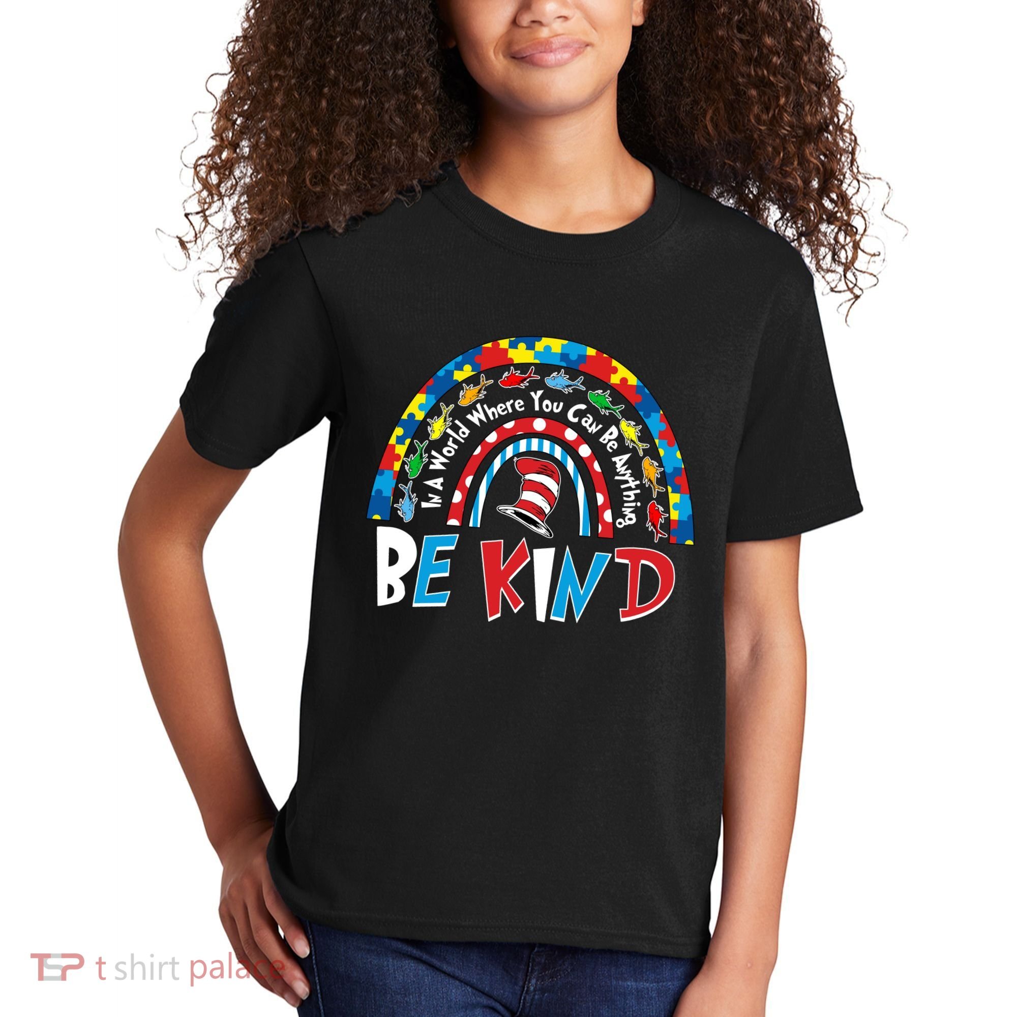 In A World Where You Can Be Anything Be Kind Book Lover Reading Fan Kids T-Shirt