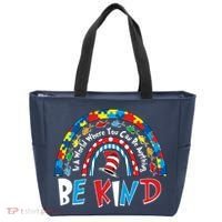 In A World Where You Can Be Anything Be Kind Book Lover Reading Fan Tote Bag thumb 0