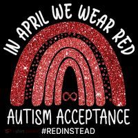 In April We Wear Red Autism Awareness Acceptance Red Coffee Mug thumb 5