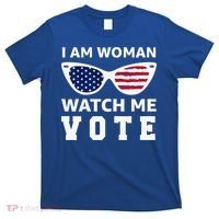 I Am Woman Watch Me Vote T-Shirt thumb 0