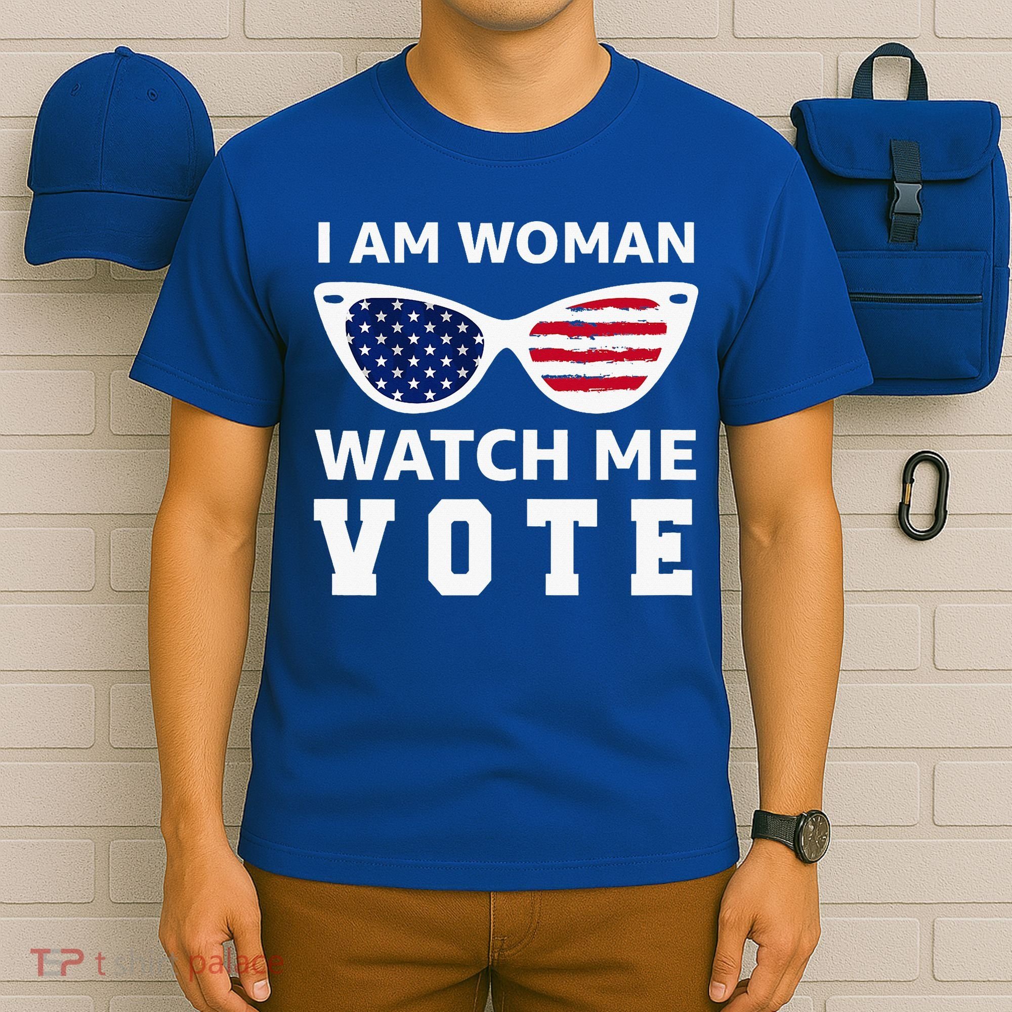 I Am Woman Watch Me Vote T-Shirt
