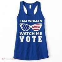 I Am Woman Watch Me Vote Women's Tank Top thumb 0