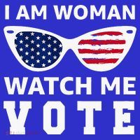 I Am Woman Watch Me Vote Kids Plaid Pajama Set thumb 2