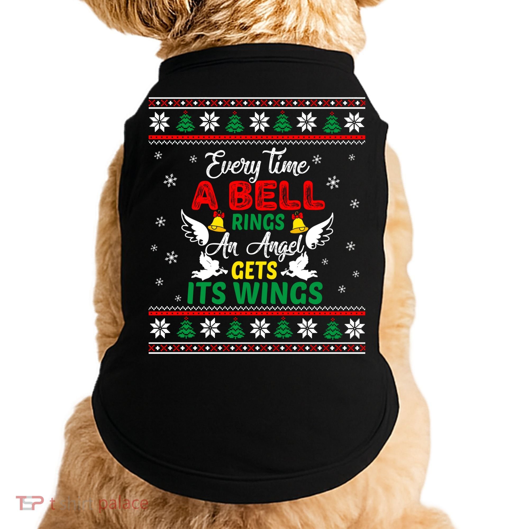 ItS A Wonderful Life Every Time A Bell Rings Cute Christmas Gift Doggie Tank