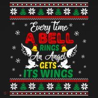ItS A Wonderful Life Every Time A Bell Rings Cute Christmas Gift Women's Hoodie thumb 2