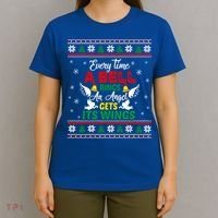 ItS A Wonderful Life Every Time A Bell Rings Cute Christmas Gift T-Shirt thumb 4