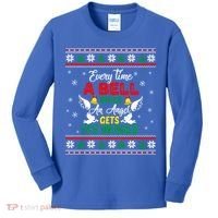ItS A Wonderful Life Every Time A Bell Rings Cute Christmas Gift Kids Long Sleeve Shirt thumb 0
