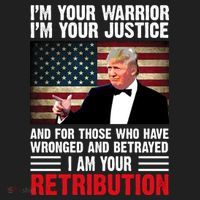 I Am Your Retribution Pro Donald Trump Usa Women's Sweatshirt thumb 2