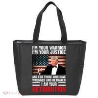 I Am Your Retribution Pro Donald Trump Usa Tote Bag thumb 0