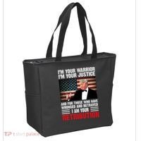 I Am Your Retribution Pro Donald Trump Usa Tote Bag thumb 2