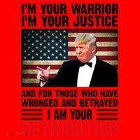 I Am Your Retribution Pro Donald Trump Usa Santa Hat thumb 1