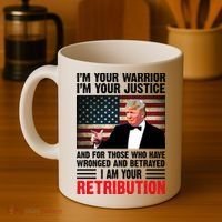I Am Your Retribution Pro Donald Trump Usa Coffee Mug thumb 4