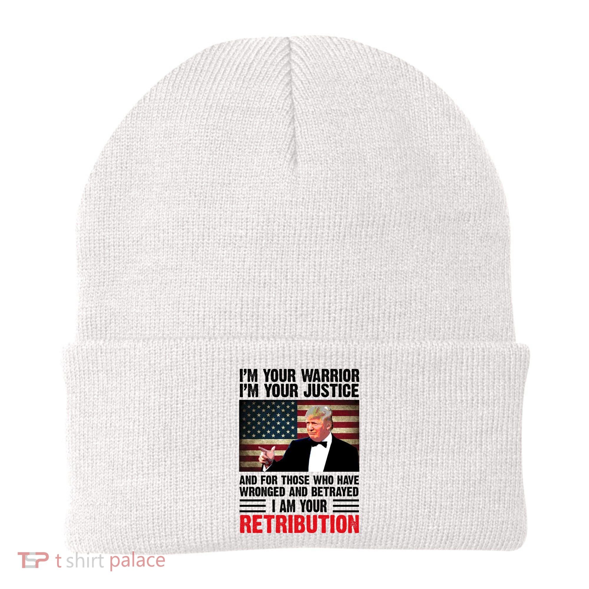 I Am Your Retribution Pro Donald Trump Usa Beanie