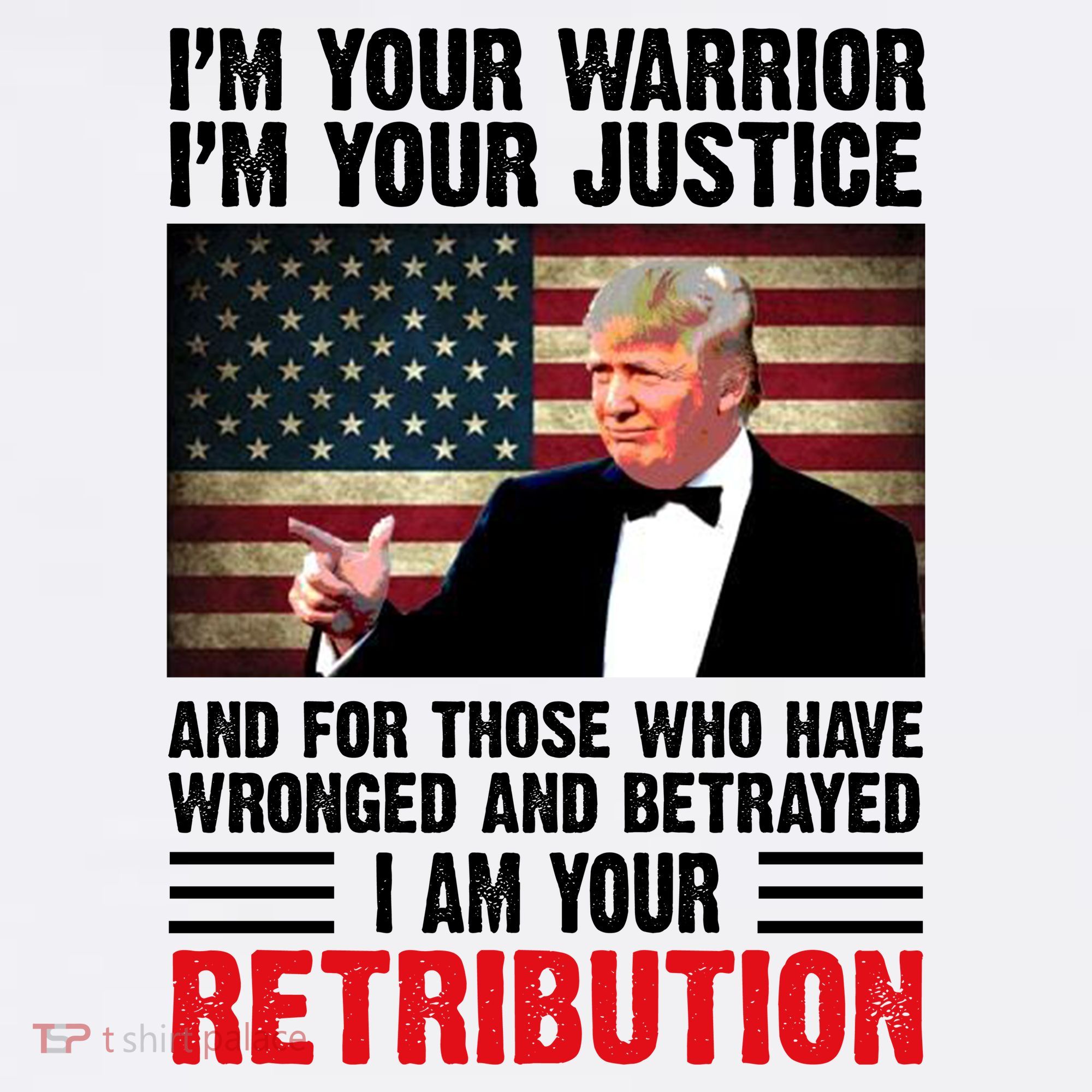 I Am Your Retribution Pro Donald Trump Usa Hat
