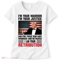 I Am Your Retribution Pro Donald Trump Usa Women's T-Shirt thumb 0