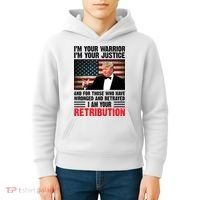 I Am Your Retribution Pro Donald Trump Usa Kids Hoodie thumb 4