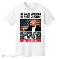 I Am Your Retribution Pro Donald Trump Usa Kids T-Shirt thumb 0