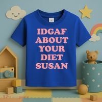 Idgaf About Your Diet Susan Funny Diet Cool Gift Toddler T-Shirt thumb 3