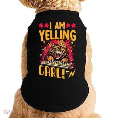 I Am Yelling Carl Doggie Tank
