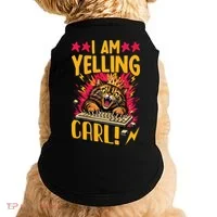 I Am Yelling Carl Doggie Tank thumb 0