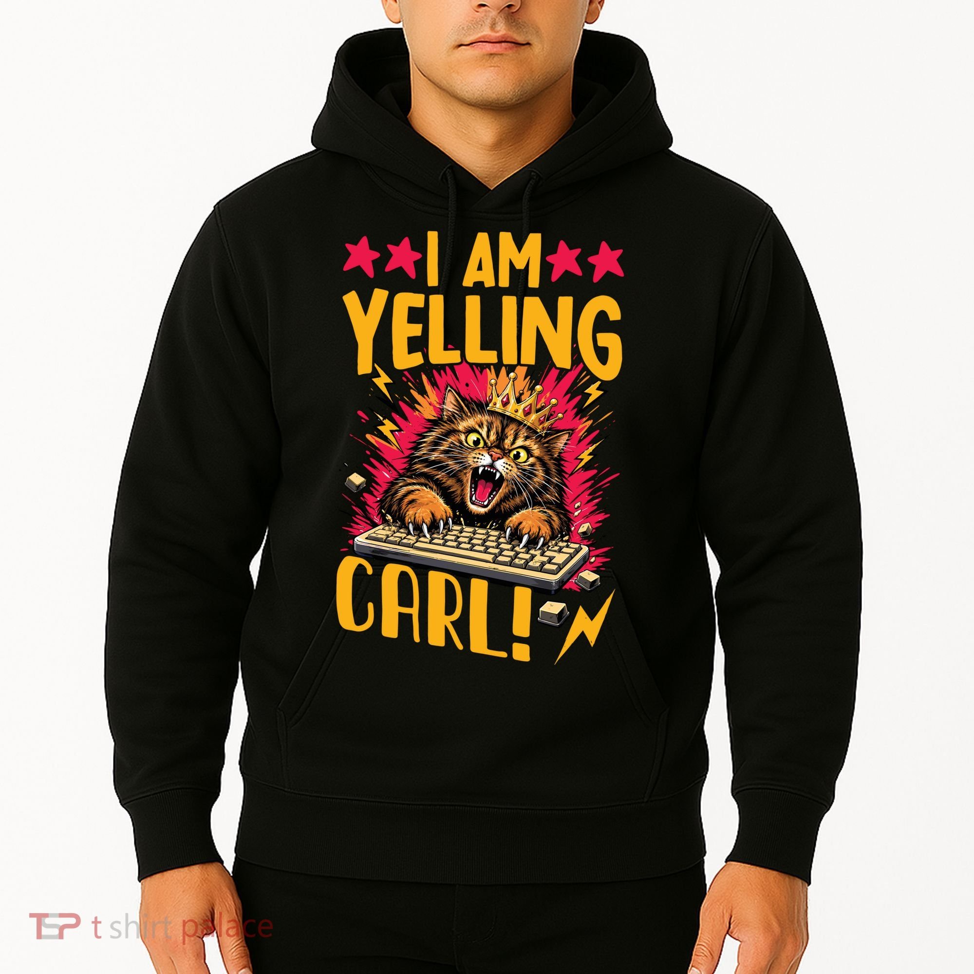 I Am Yelling Carl Hoodie