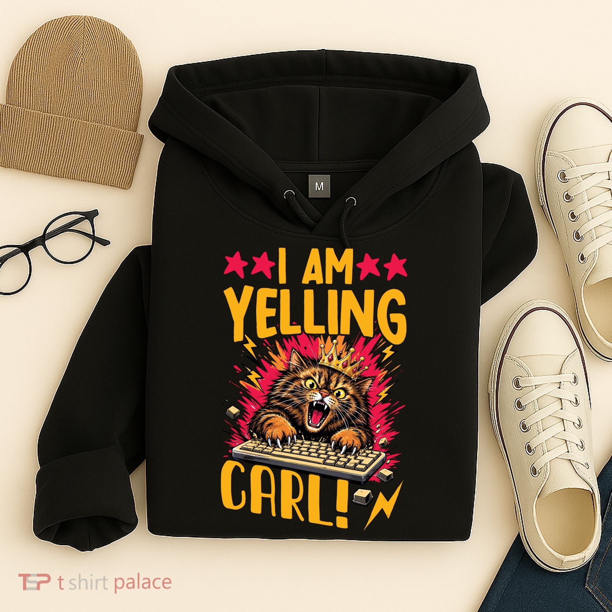 I Am Yelling Carl Hoodie
