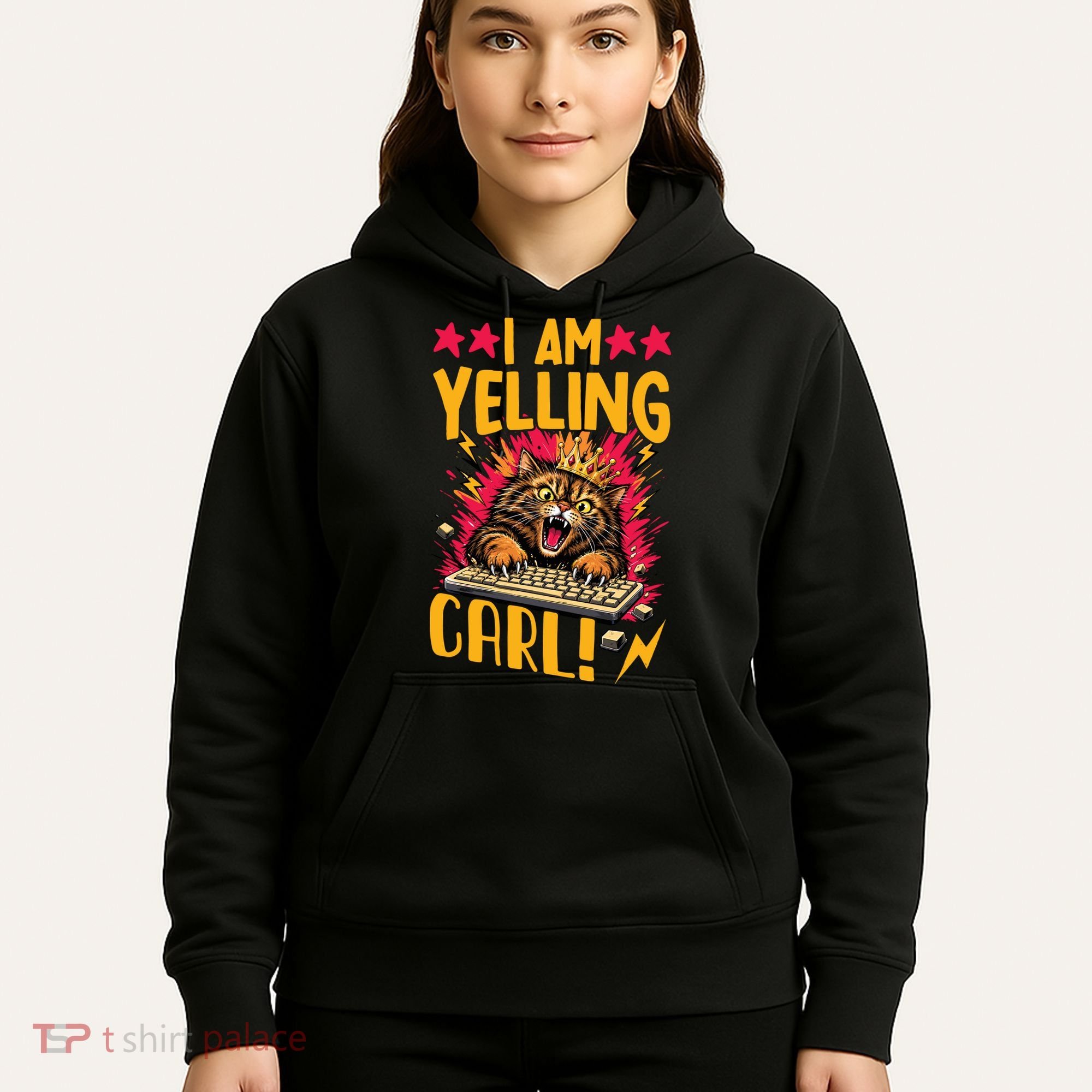 I Am Yelling Carl Hoodie