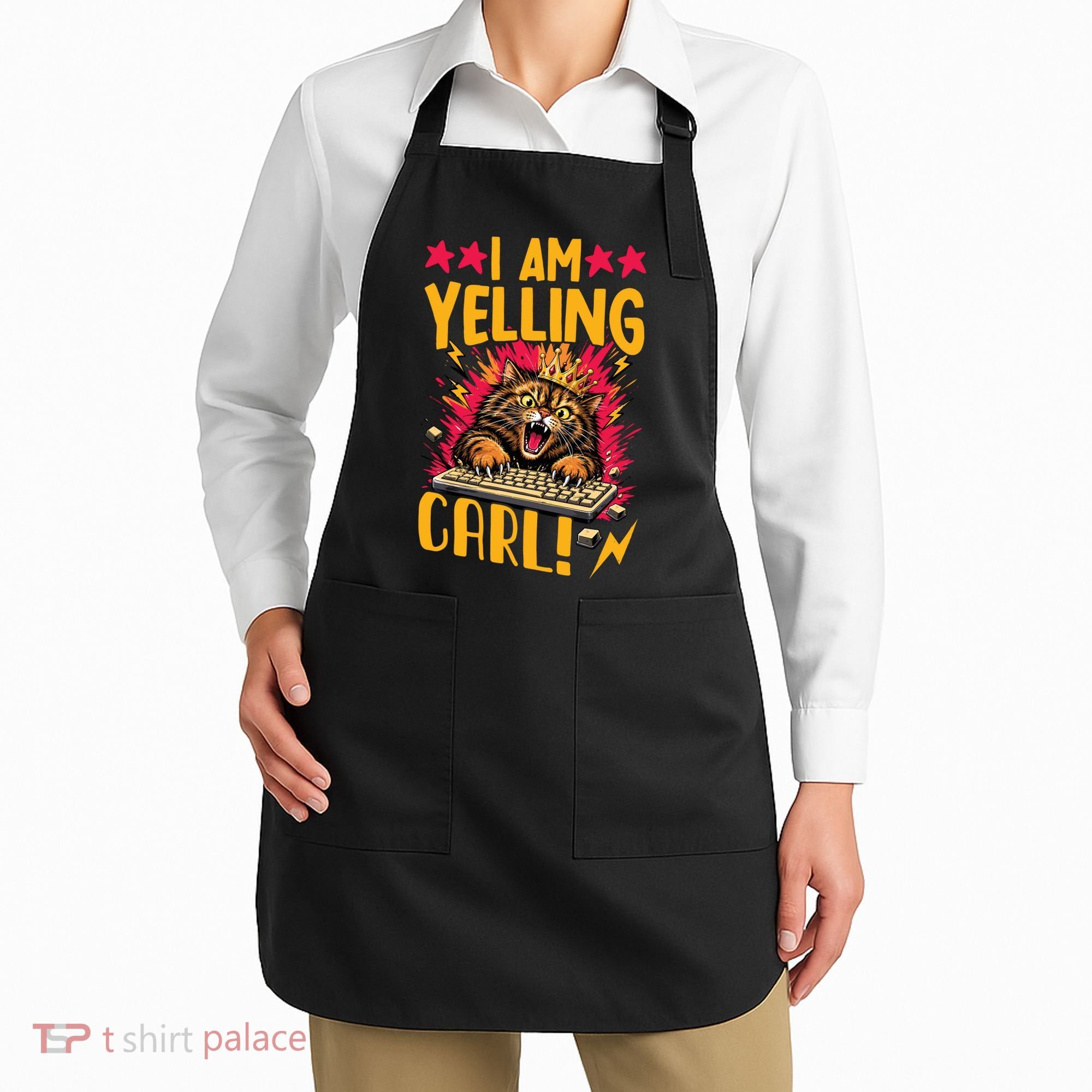 I Am Yelling Carl Apron