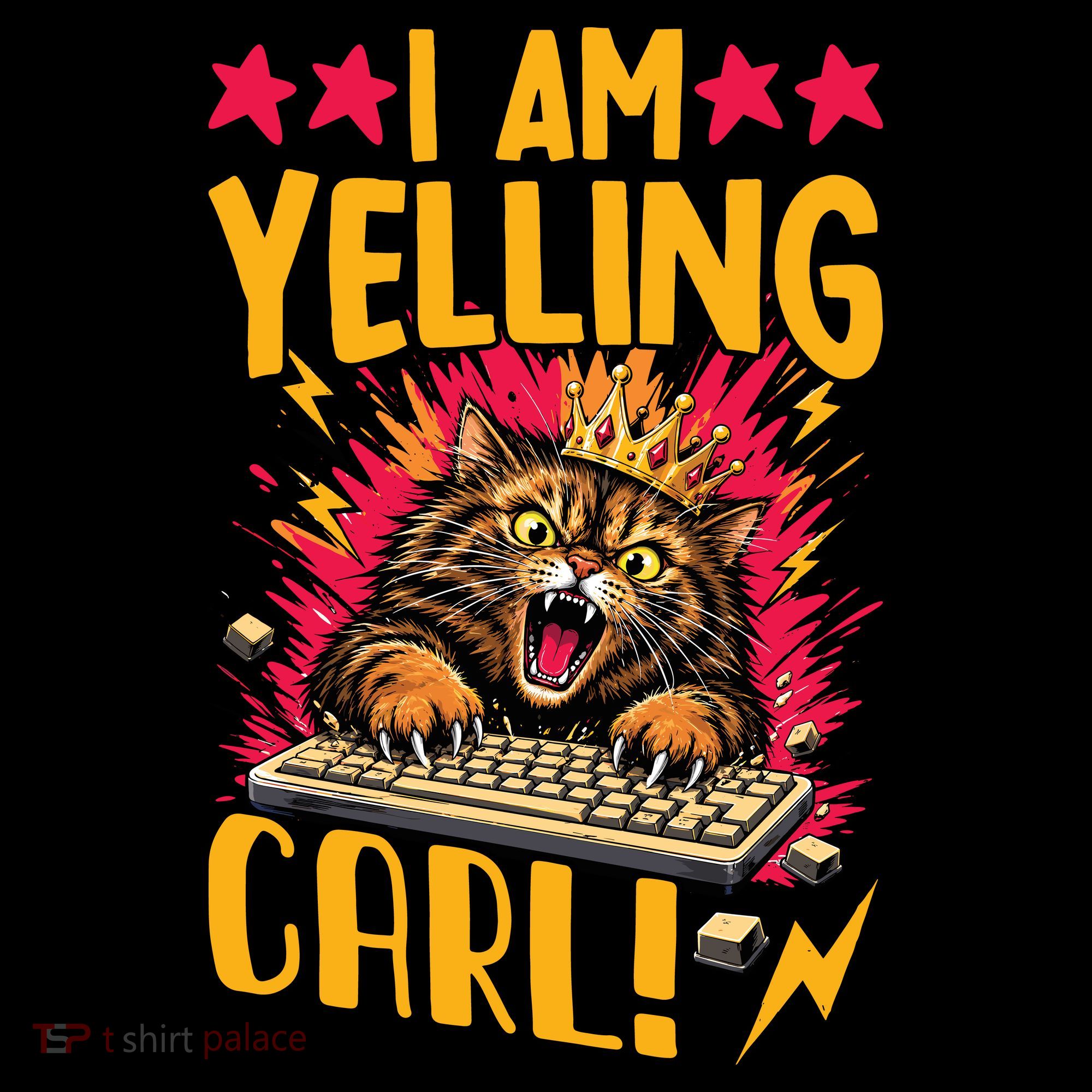 I Am Yelling Carl Mousepad