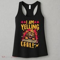 I Am Yelling Carl Women's Tank Top thumb 3