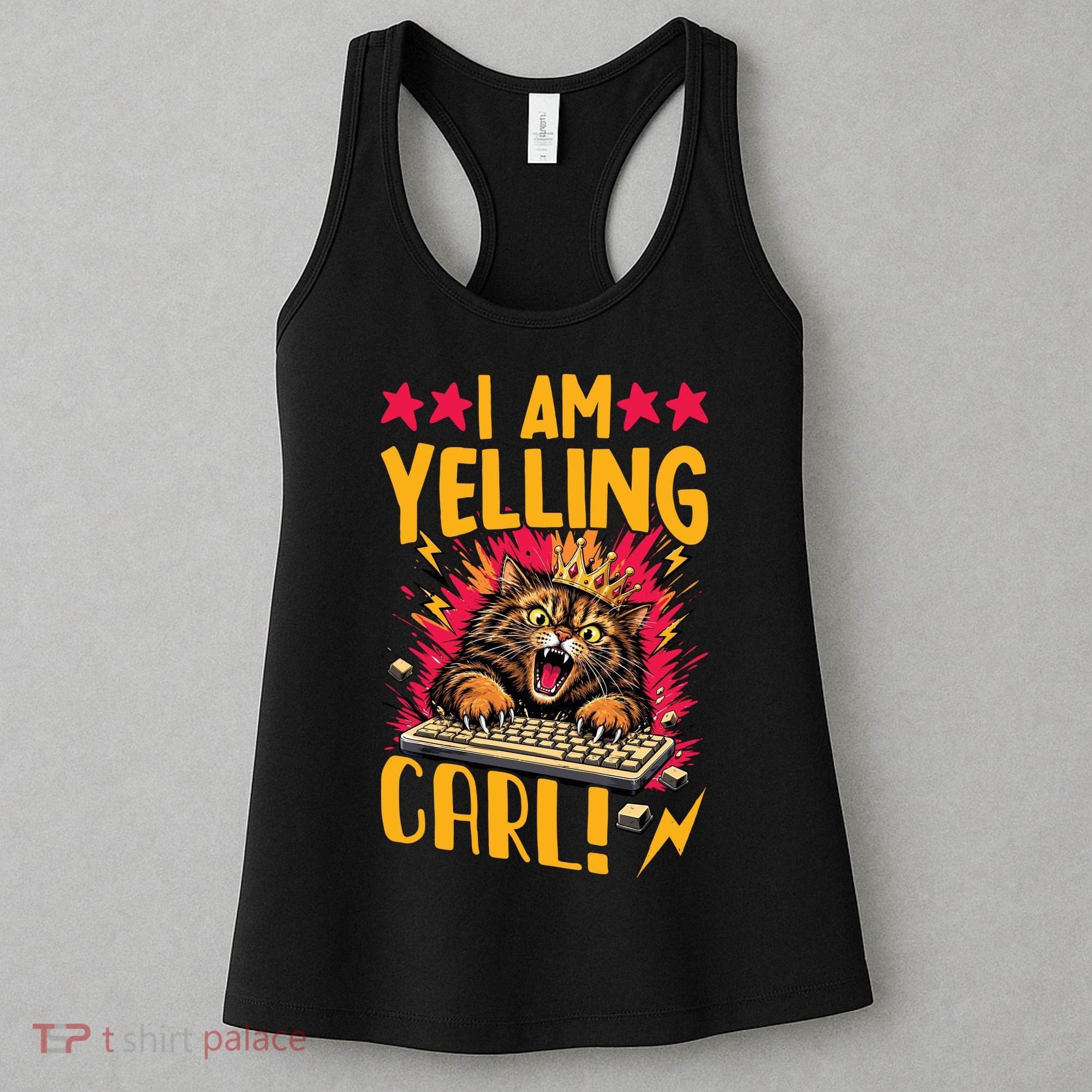 I Am Yelling Carl Women's Tank Top