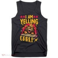 I Am Yelling Carl Tank Top thumb 0