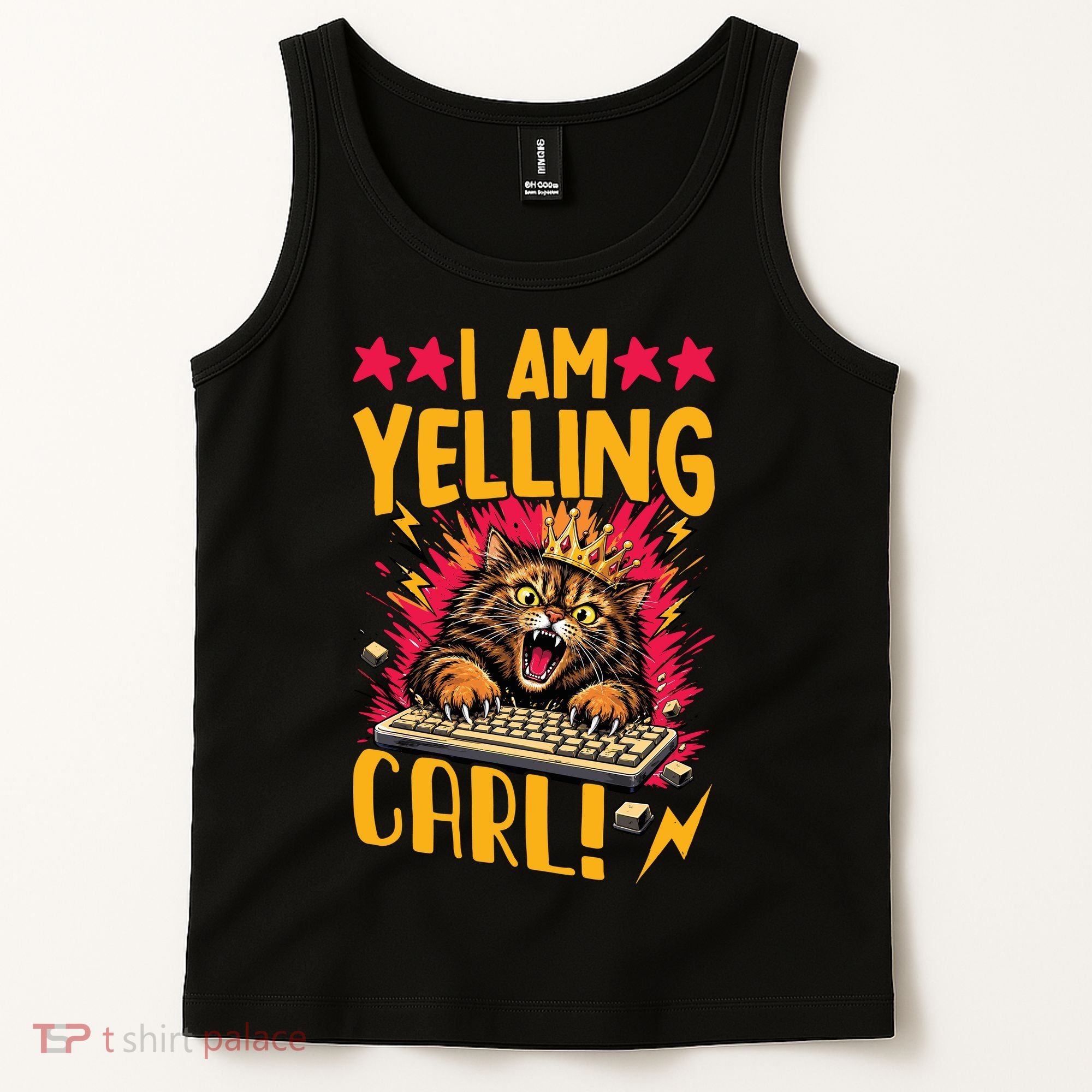 I Am Yelling Carl Tank Top