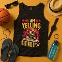 I Am Yelling Carl Tank Top thumb 4