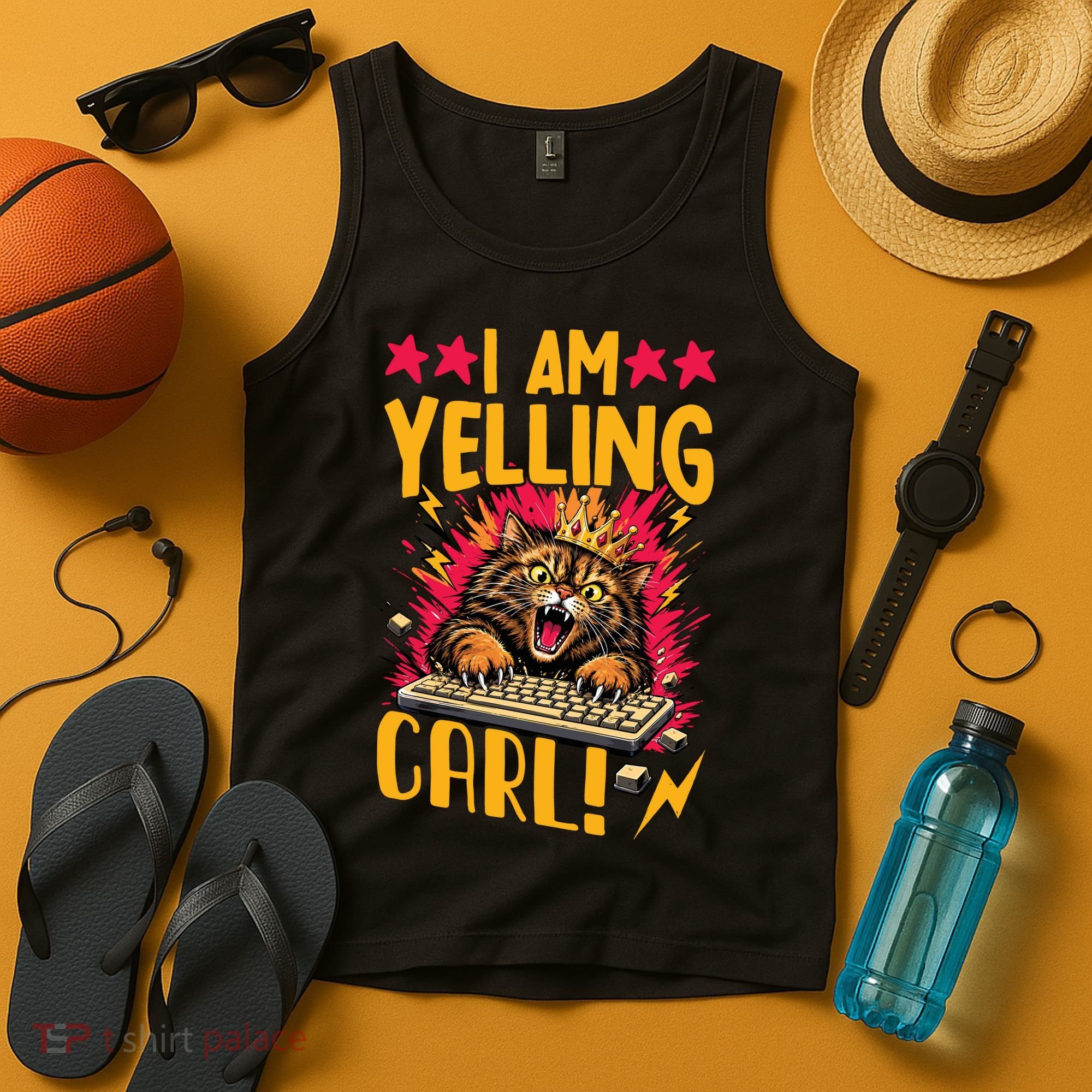 I Am Yelling Carl Tank Top
