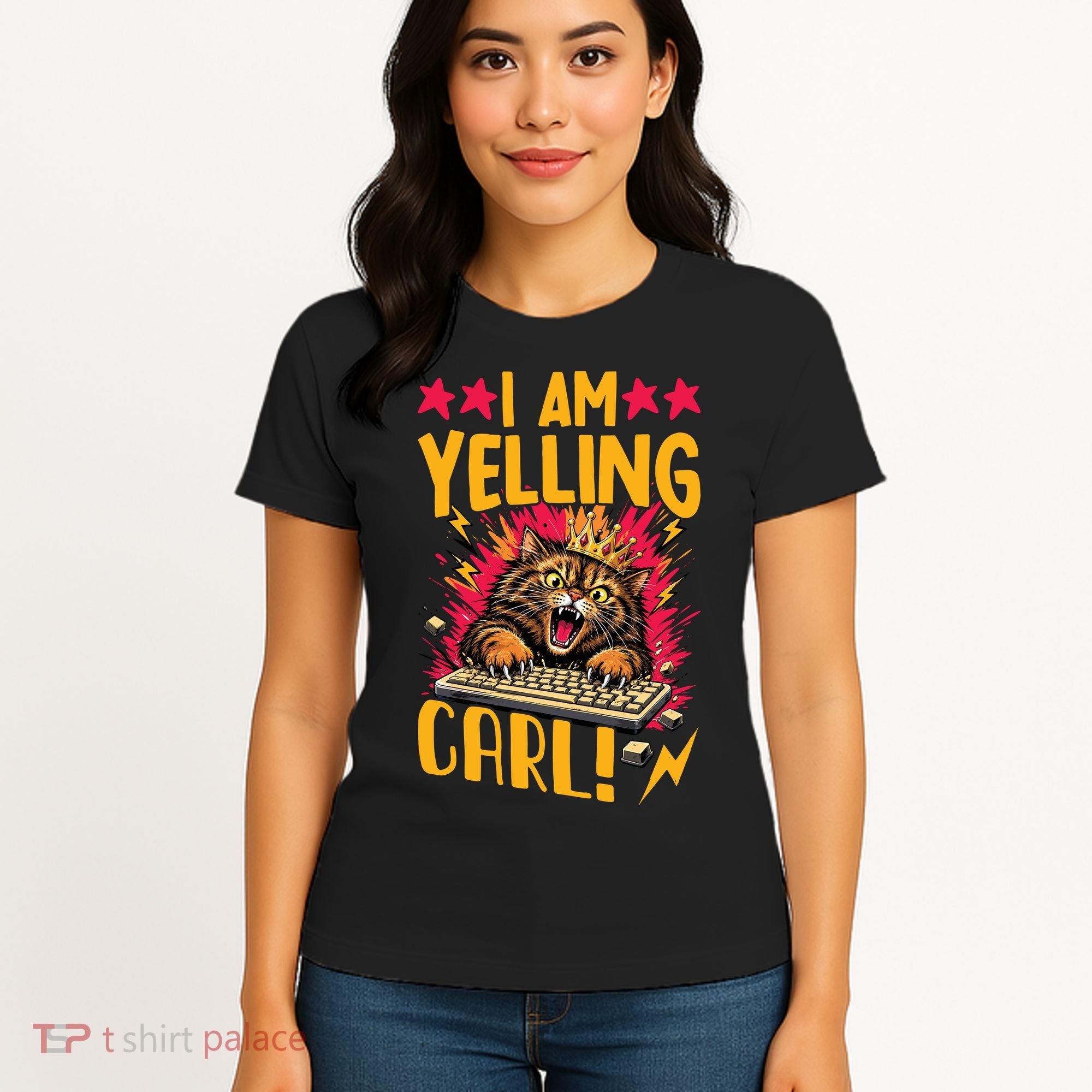 I Am Yelling Carl Women's T-Shirt