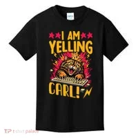 I Am Yelling Carl Kids T-Shirt thumb 0