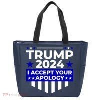 I Accept Your Apology 2024 Trump 2024 Tote Bag thumb 0