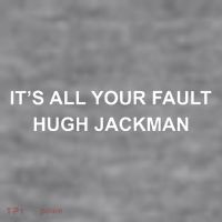 ItS All Your Fault Hugh Jackman Women's Racerback Cropped Tank thumb 2