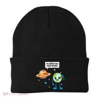 I'm Afraid You Have Humans Earth Day Climate Change Beanie thumb 0
