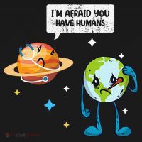 I'm Afraid You Have Humans Earth Day Climate Change Baby Bodysuit thumb 2