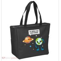 I'm Afraid You Have Humans Earth Day Climate Change Tote Bag thumb 2
