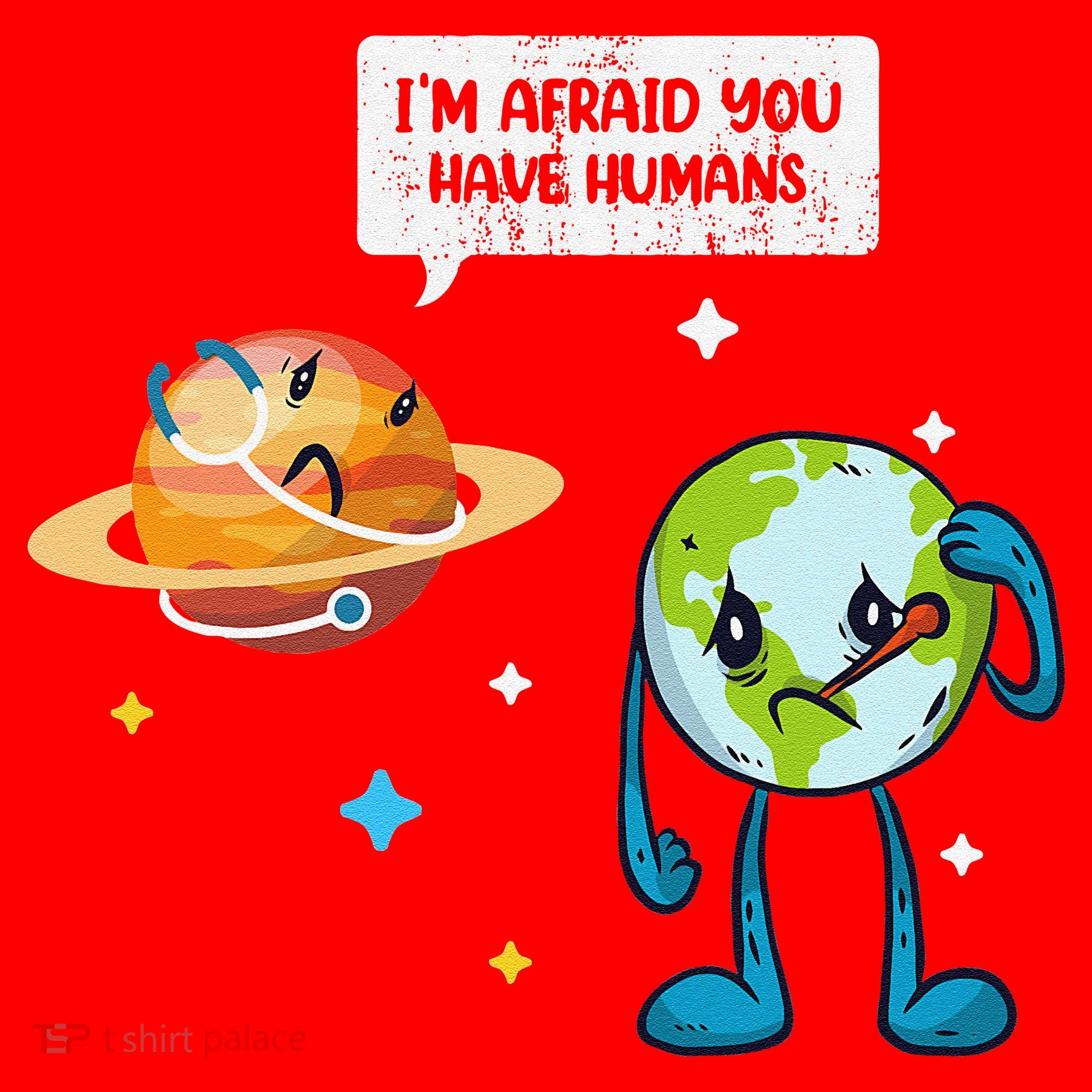 I'm Afraid You Have Humans Earth Day Climate Change Santa Hat
